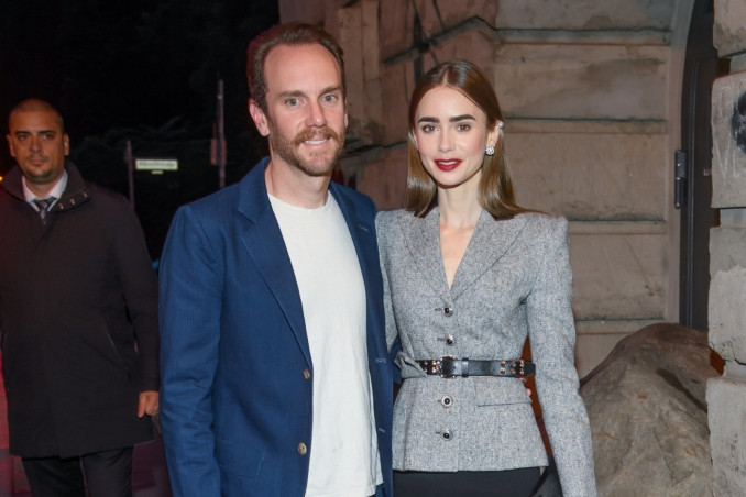 Charlie Mc​Dowell ir Lily Collins