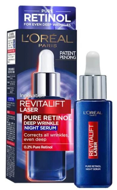 „L′ORÉAL PARIS REVITALIFT LASER“ gryno retinolio naktinis serumas