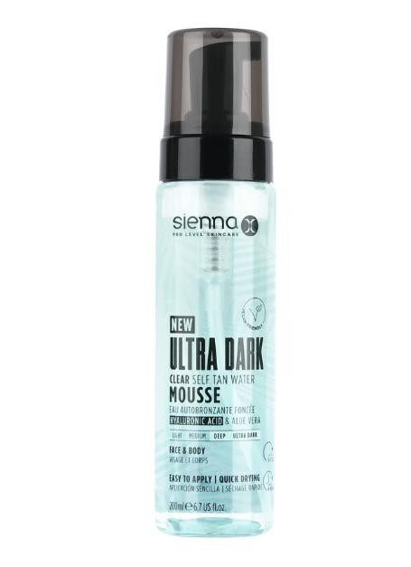 Skaidrios savaiminio įdegio putos „Ultra Dark Clear Self Tan Water Mousse“