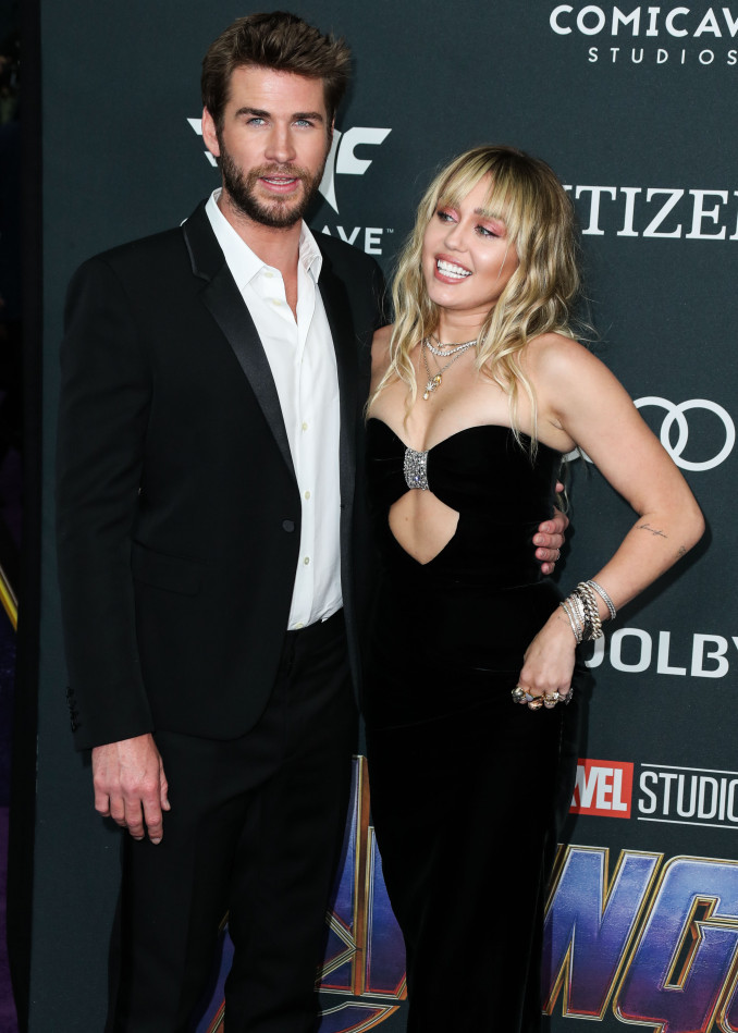 M. Cyrus, L. Hemsworth